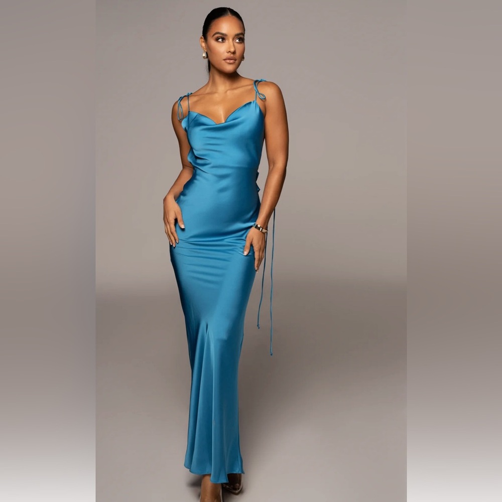 JLUXLABEL Teal Maxi Dress
